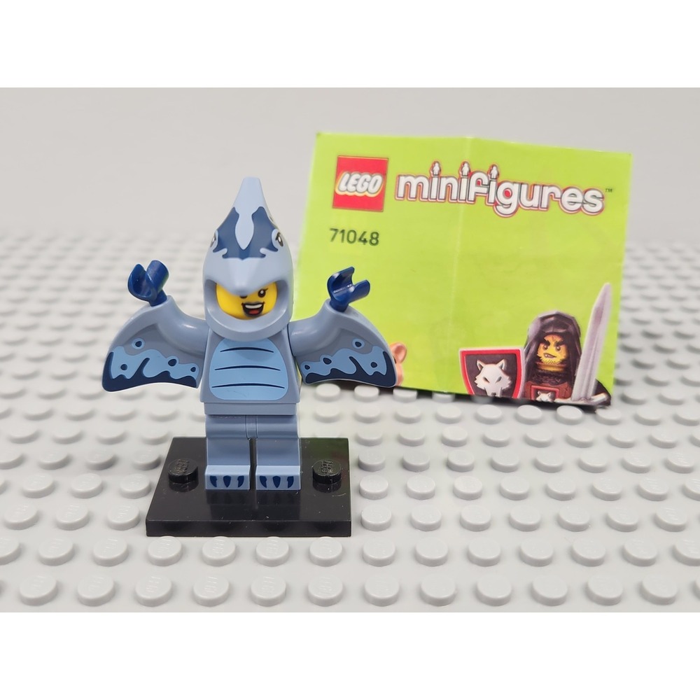 LEGO Pterodactyl Costume Minifigure Series 27 71048‎ Sand Blue New